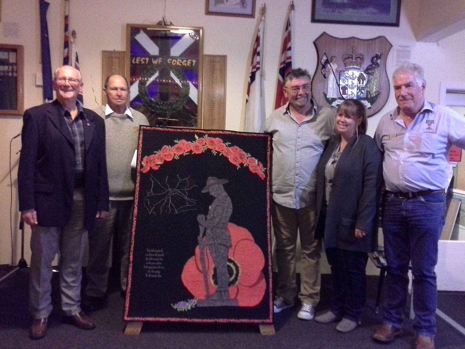 ANZAC Tapestry presentation